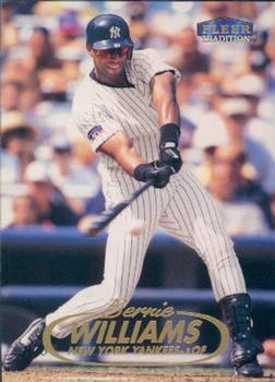 #51 Bernie Williams - New York Yankees - 1998 Fleer Tradition Baseball