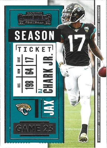 #51 DJ Chark Jr. - Jacksonville Jaguars - 2020 Panini Contenders Football