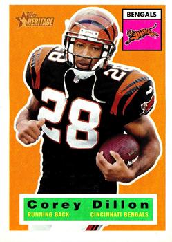 #51 Corey Dillon - Cincinnati Bengals - 2001 Topps Heritage Football