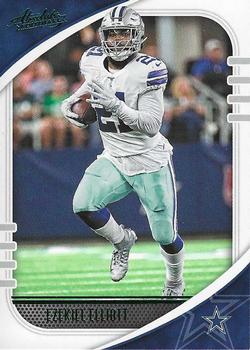 #51 Ezekiel Elliott - Dallas Cowboys - 2020 Panini Absolute - Green Football
