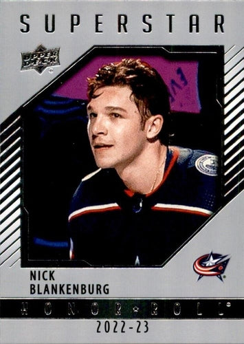 #HR51 Nick Blankenburg - Columbus Blue Jackets - 2022-23 Upper Deck - Honor Roll Hockey