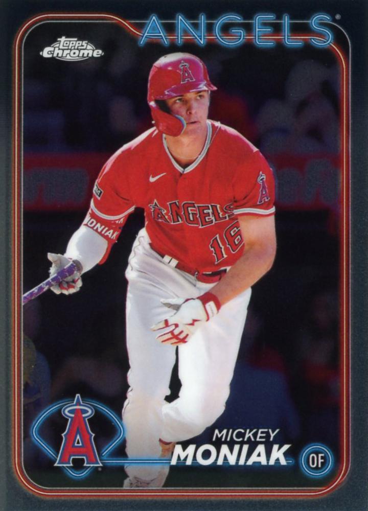 #51 Mickey Moniak - Los Angeles Angels - 2024 Topps Chrome Baseball