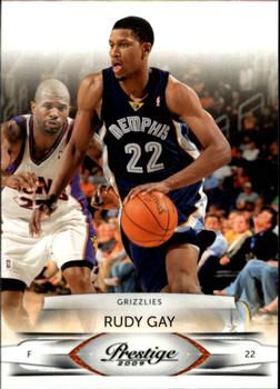 #51 Rudy Gay - Memphis Grizzlies - 2009-10 Panini Prestige Basketball