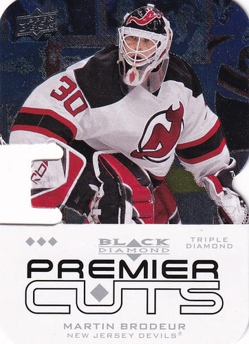 #PDC51 Martin Brodeur - New Jersey Devils - 2008-09 Upper Deck Black Diamond - Premier Die Cut Hockey