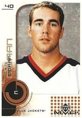 #51 Brad Moran - Columbus Blue Jackets - 2002-03 Upper Deck MVP Hockey