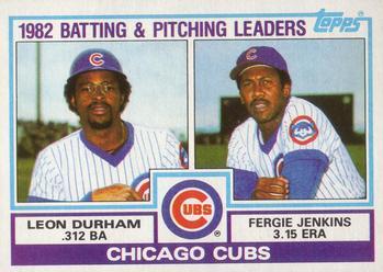 #51 Cubs Leaders / Checklist Leon Durham / Fergie Jenkins - Chicago Cubs - 1983 Topps Baseball