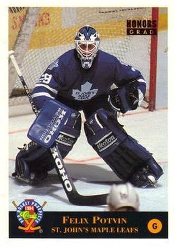 #51 Felix Potvin - St. John's Maple Leafs - 1994 Classic Pro Hockey Prospects Hockey