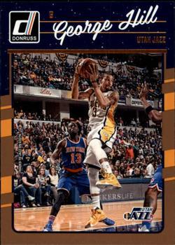 #51 George Hill - Utah Jazz - 2016-17 Donruss Basketball