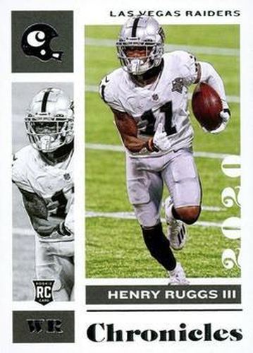 #51 Henry Ruggs III - Las Vegas Raiders - 2020 Panini Chronicles Football