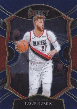 #51 Jusuf Nurkic - Portland Trail Blazers - 2020-21 Panini Select - Blue Basketball