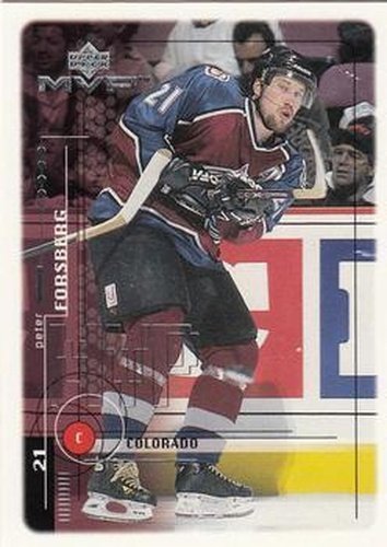 #51 Peter Forsberg - Colorado Avalanche - 1998-99 Upper Deck MVP Hockey