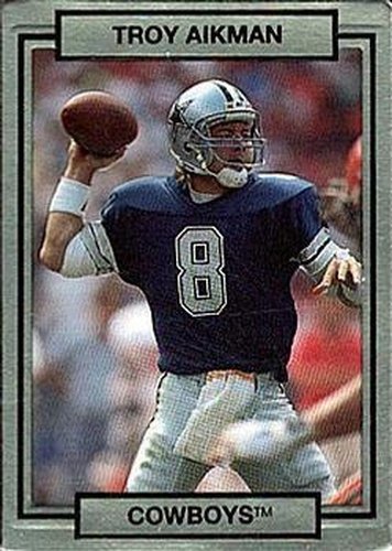 #51 Troy Aikman - Dallas Cowboys - 1990 Action Packed Football