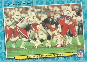 #51 Getting a Grip on the Opponent 1986 schedule - New England Patriots - 1986 Fleer Team Action Football