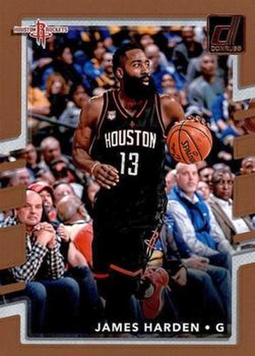 #51 James Harden - Houston Rockets - 2017-18 Donruss Basketball