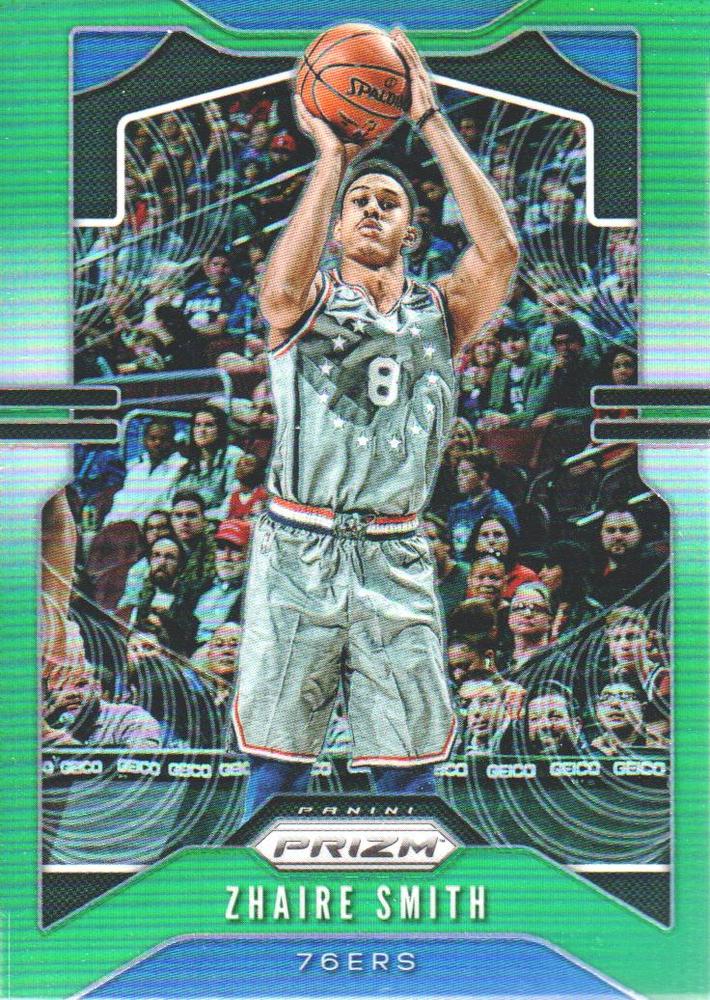 #51 Zhaire Smith - Philadelphia 76ers - 2019-20 Panini Prizm - Prizms Green Basketball
