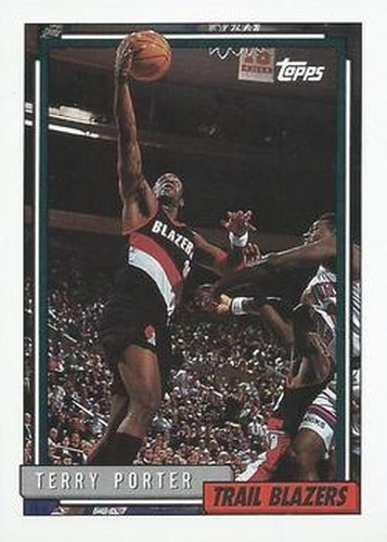 #51 Terry Porter - Portland Trail Blazers - 1992-93 Topps Basketball