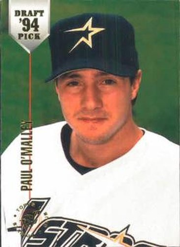 #51 Paul O'Malley - Houston Astros - 1994 Stadium Club Draft Picks Baseball