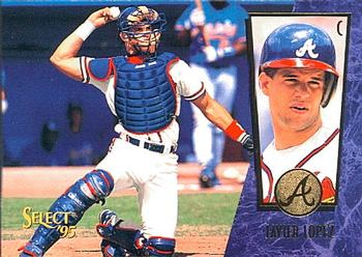 #51 Javy Lopez - Atlanta Braves - 1995 Select Baseball