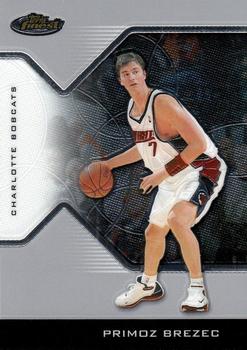 #51 Primoz Brezec - Charlotte Bobcats - 2004-05 Finest Basketball