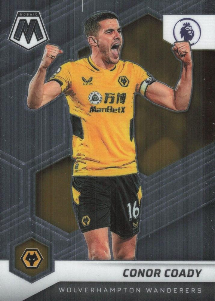#51 Conor Coady - Wolverhampton Wanderers - 2021-22 Panini Mosaic Premier League Soccer