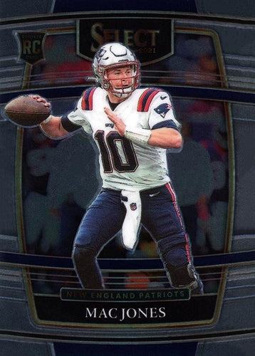 #51 Mac Jones - New England Patriots - 2021 Panini Select Football