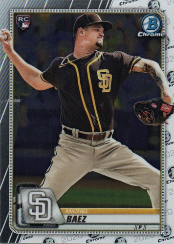 #51 Michel Baez - San Diego Padres - 2020 Bowman Chrome Baseball