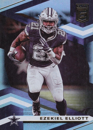 #51 Ezekiel Elliott - Dallas Cowboys - 2020 Donruss Elite Football
