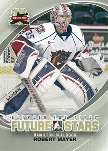 #51 Robert Mayer - Hamilton Bulldogs - 2011-12 In The Game Between The Pipes Hockey