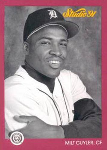 #51 Milt Cuyler - Detroit Tigers - 1991 Studio Baseball