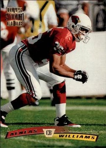 #51 Aeneas Williams - Arizona Cardinals - 1996 Stadium Club Football