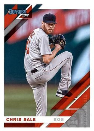 #51b Chris Sale - Boston Red Sox - 2019 Donruss Baseball