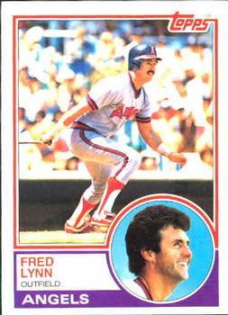 #520 Fred Lynn - California Angels - 1983 Topps Baseball