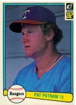 #520 Pat Putnam - Texas Rangers - 1982 Donruss Baseball