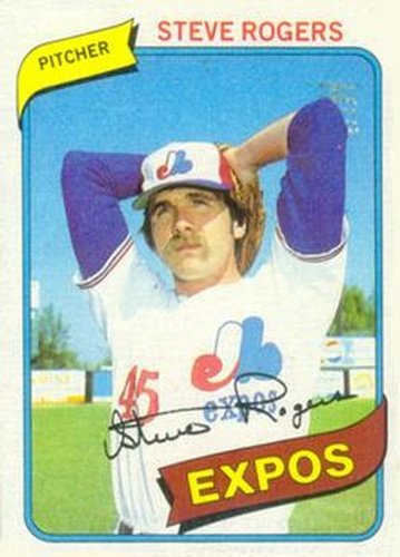 #520 Steve Rogers - Montreal Expos - 1980 Topps Baseball