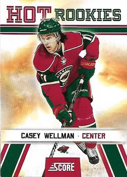 #520 Casey Wellman - Minnesota Wild - 2010-11 Score Hockey