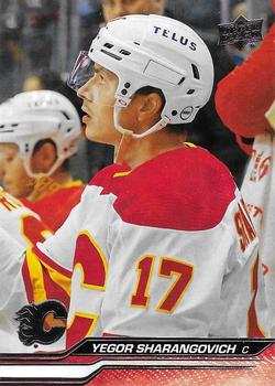 #520 Yegor Sharangovich - Calgary Flames - 2023-24 Upper Deck Hockey