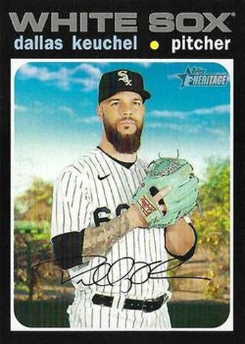 #520c Dallas Keuchel - Chicago White Sox - 2020 Topps Heritage Baseball