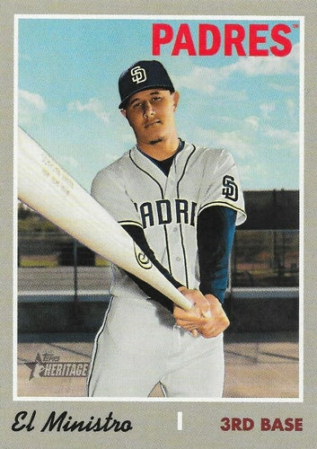 #520f Manny Machado - San Diego Padres - 2019 Topps Heritage Baseball