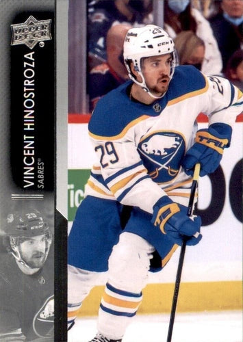 #521 Vincent Hinostroza - Buffalo Sabres - 2021-22 Upper Deck Hockey