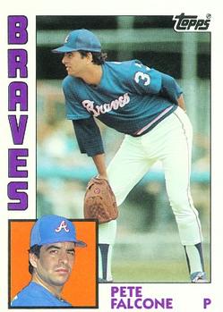 #521 Pete Falcone - Atlanta Braves - 1984 Topps Baseball