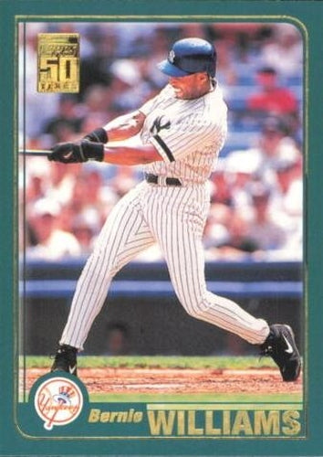 #521 Bernie Williams - New York Yankees - 2001 Topps Baseball