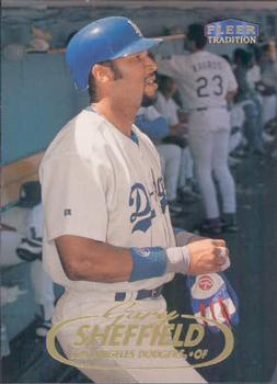 #521 Gary Sheffield - Los Angeles Dodgers - 1998 Fleer Tradition Baseball