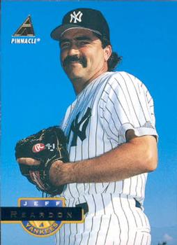 #521 Jeff Reardon - New York Yankees - 1994 Pinnacle Baseball