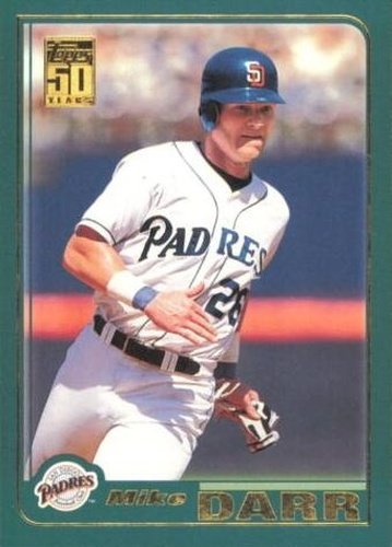 #522 Mike Darr - San Diego Padres - 2001 Topps Baseball