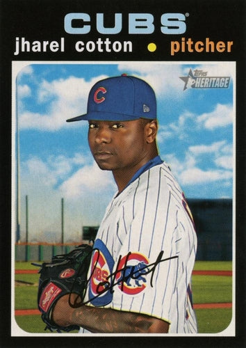 #522 Jharel Cotton - Chicago Cubs - 2020 Topps Heritage Baseball