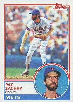 #522 Pat Zachry - New York Mets - 1983 Topps Baseball