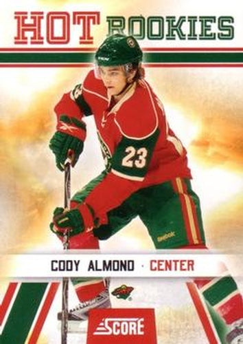 #522 Cody Almond - Minnesota Wild - 2010-11 Score Hockey