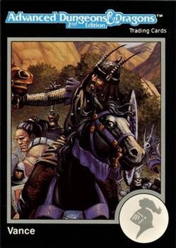 #522 Vance - 1991 TSR Advanced Dungeons & Dragons - Silver