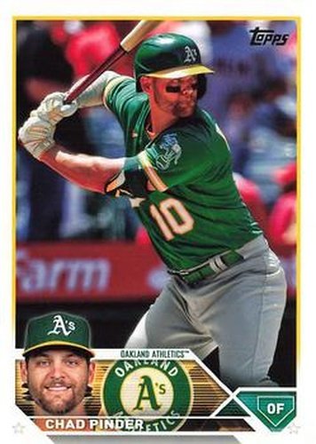 #522 Chad Pinder - Oakland Athletics - 2023 Topps Baseball