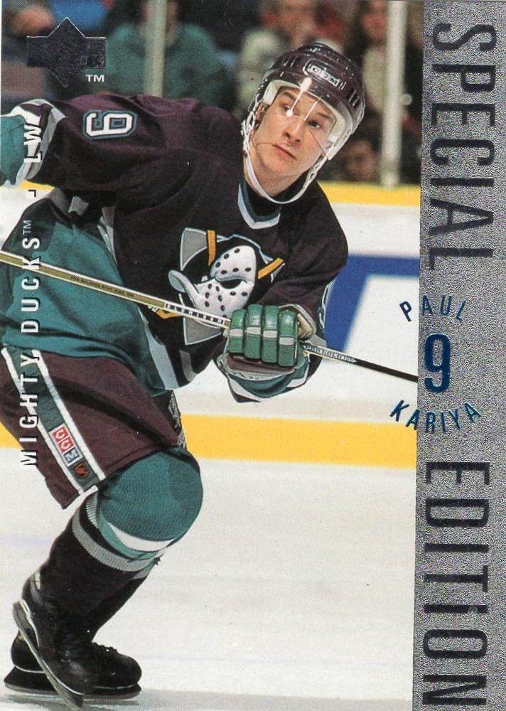 #SE1 Paul Kariya - Anaheim Mighty Ducks - 1995-96 Upper Deck - Special Edition Hockey